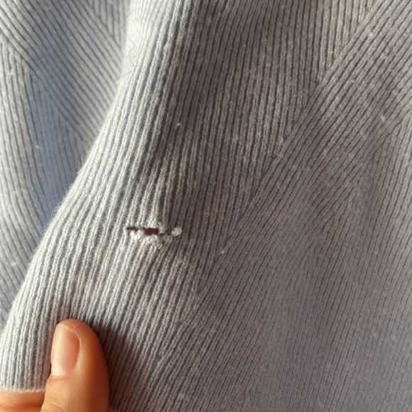 NAADAM Blue Fisherman Layered Sweater in blue size XS - Picture 5 of 7